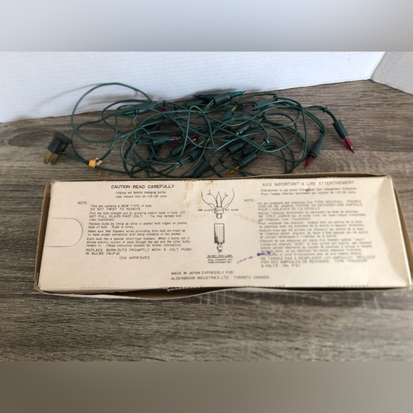 Vtg Carillon 20 Miniature Push-In Lights - Picture 14 of 15